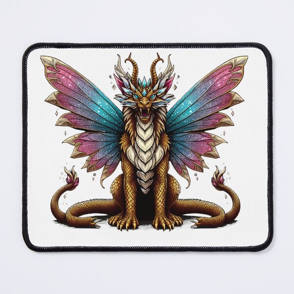 Item preview, Majestic Dragon-Butterfly Monster designed and sold by daruneenok.