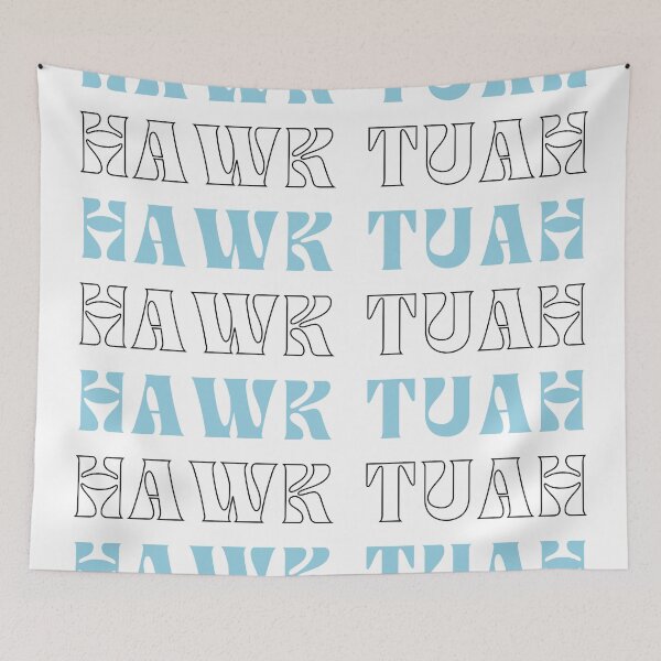 Item preview, Hawk Tuah Recurring Text Design designed and sold by 3dozecreations.