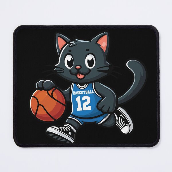 Item preview, Charming Cat Athlete on the Court designed and sold by SOMI SOMI.