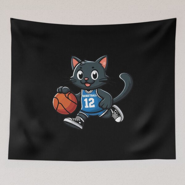 Item preview, Charming Cat Athlete on the Court designed and sold by SOMI SOMI.