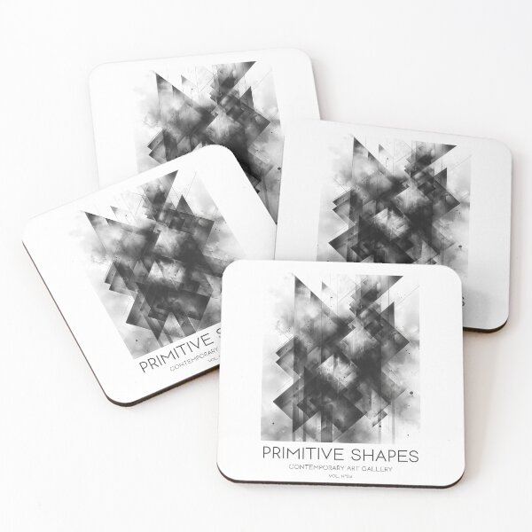 Item preview, Primitive Shapes - Contemporary Art Gallery designed and sold by Sketch-Shack.