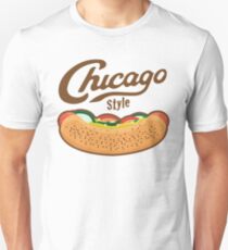 Chicago Style Hot Dog Unisex T-Shirt