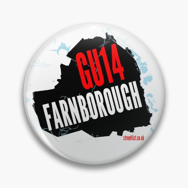 Item preview, GU14 Farnborough Postcode designed and sold by streetlist.