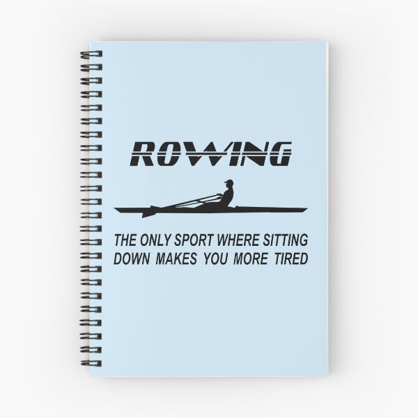 Item preview, Rowing - rowing boat - single scull - man - rowing the only sport where sitting down makes you more tired designed and sold by claudiasartwork.
