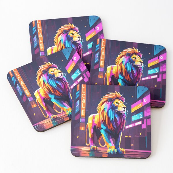 Item preview, Lion in City designed and sold by TrendyGalaxy.