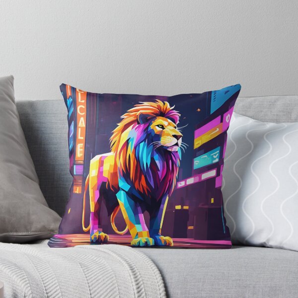 Item preview, Lion in City designed and sold by TrendyGalaxy.