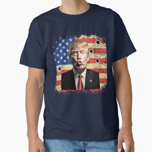 Item preview, Bold Patriotic Trump Art with American Flag and designed and sold by Viviglow.