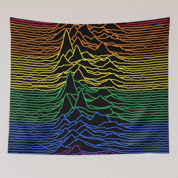 Item preview, Unknown Pleasures Rainbow LGBT edition designed and sold by hein77.