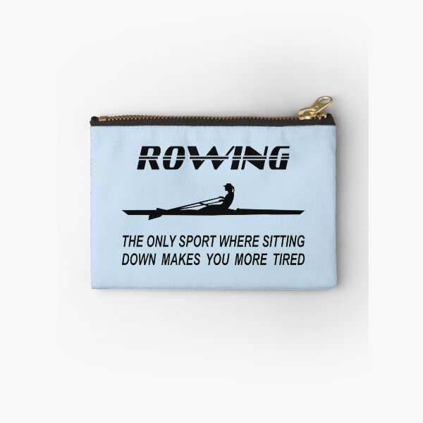 Item preview, Rowing - rowing boat - single scull - woman - rowing the only sport where sitting down makes you more tired designed and sold by claudiasartwork.