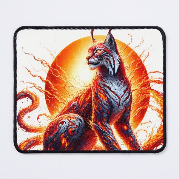 Item preview, Lava Fire Lynx, Ai Generated Art designed and sold by ACC .