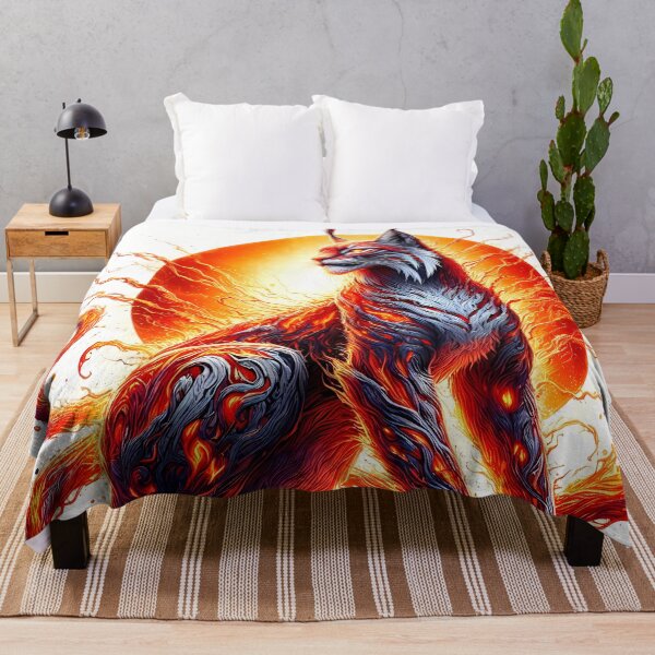 Item preview, Lava Fire Lynx, Ai Generated Art designed and sold by ACC .