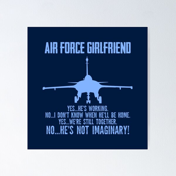 Item preview, Air Force Girlfriend (on Navy) designed and sold by epinkb.
