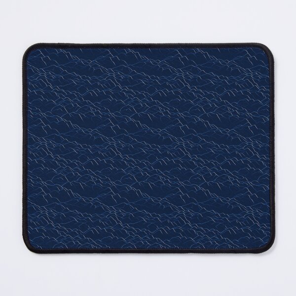 Item preview, Deep Blue Line Art Waves designed and sold by Daniel Haddad.