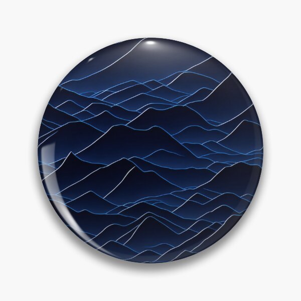 Item preview, Midnight Mountain Waves designed and sold by Daniel Haddad.