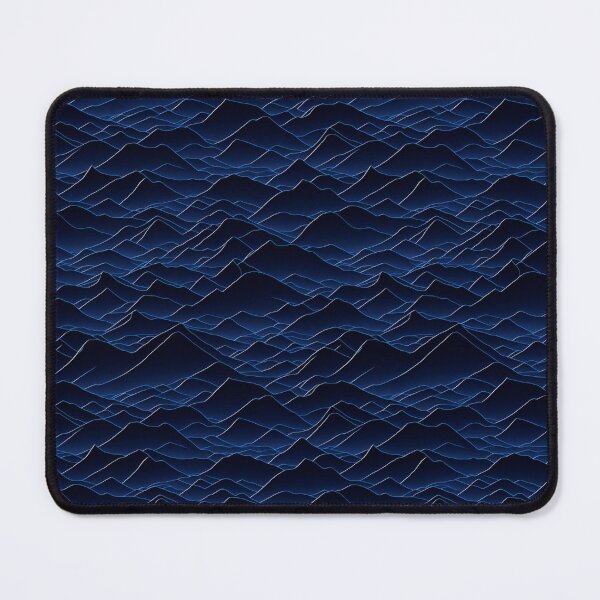Item preview, Abstract Blue Peaks designed and sold by Daniel Haddad.