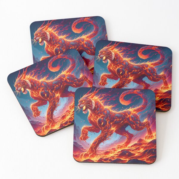 Item preview, Lava Fire Lynx, Ai Generated Art  designed and sold by ACC .