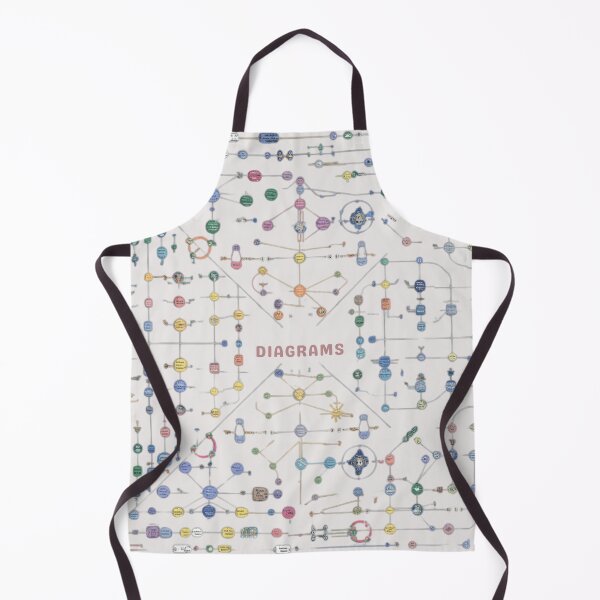 Item preview, Scientific pattern design formed with doodles of diagrams designed and sold by StyleFused.