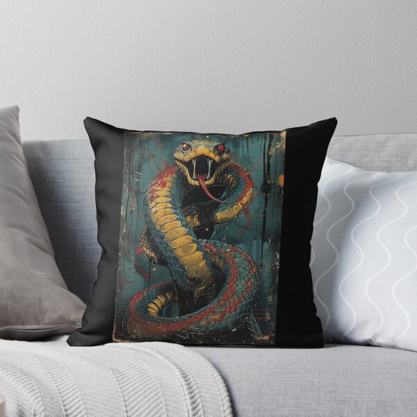 Item preview, Angry viper in streets background designed and sold by fuzzyfox.