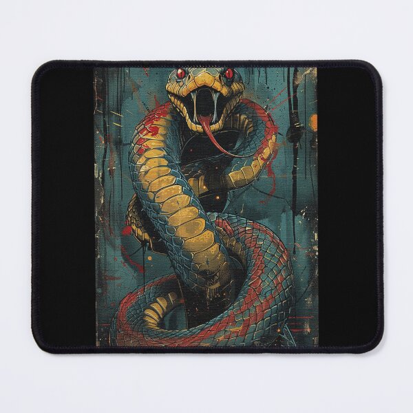 Item preview, Angry viper in streets background designed and sold by fuzzyfox.