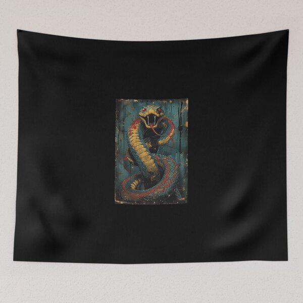 Item preview, Angry viper in streets background designed and sold by fuzzyfox.