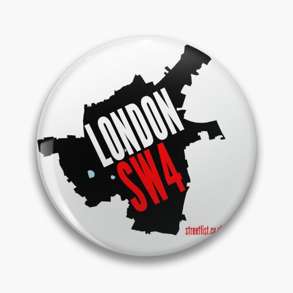 Artikelvorschau, SW4 London Postleitzahl entworfen und verkauft von streetlist.