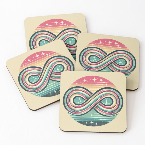 Item preview, Infinity symbol (Retro) designed and sold by Bubble-Boris.