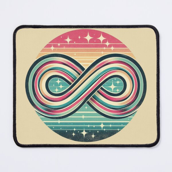 Item preview, Infinity symbol (Retro) designed and sold by Bubble-Boris.