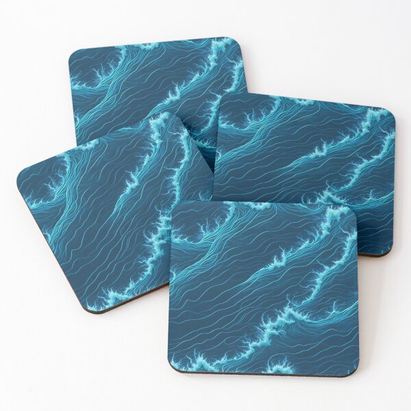 Item preview, Neon Ocean Currents designed and sold by Daniel Haddad.