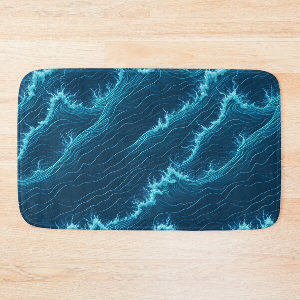 Item preview, Neon Ocean Currents designed and sold by Daniel Haddad.