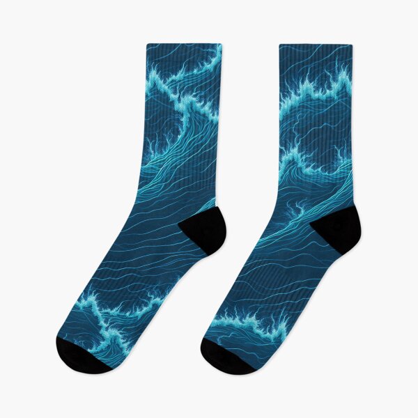 Item preview, Neon Ocean Currents designed and sold by Daniel Haddad.