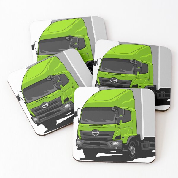 Item preview, Hino truck trailer transportation illustration designed and sold by wisnubayuaji.
