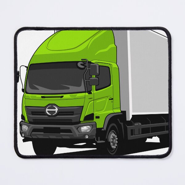 Item preview, Hino truck trailer transportation illustration designed and sold by wisnubayuaji.