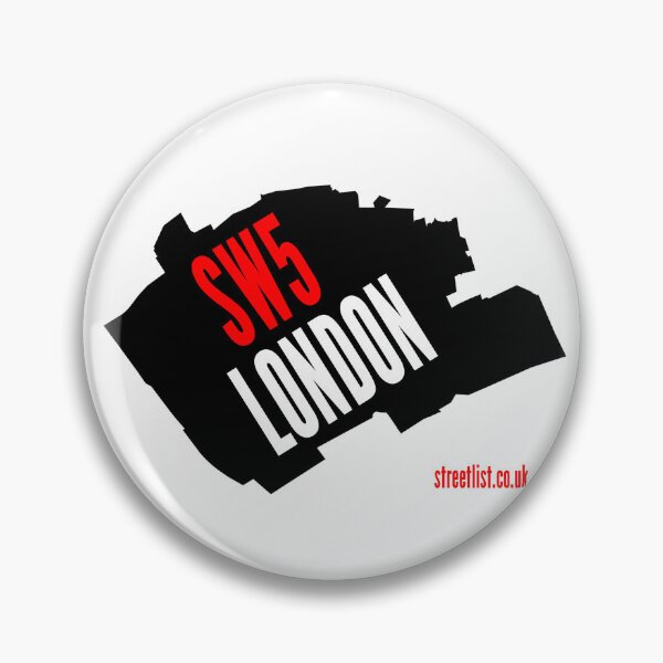Artikelvorschau, SW5 London Postleitzahl entworfen und verkauft von streetlist.