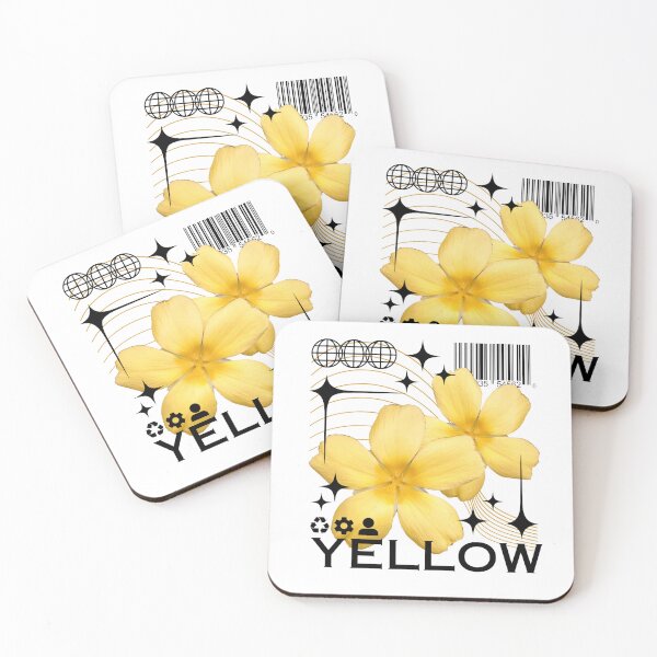 Item preview, Yellow Flower with Black Text  designed and sold by AveryZi.