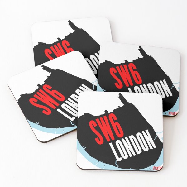 Item preview, SW6 Postcode London designed and sold by streetlist.