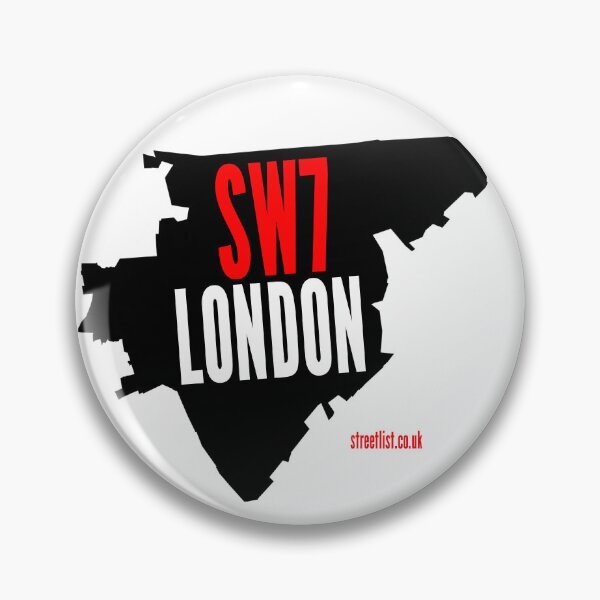 Item preview, SW7 London Postcode designed and sold by streetlist.