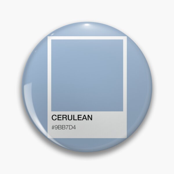 Item preview, Cerulean Rare Color Paint Hex Code designed and sold by TheEclecticKat.