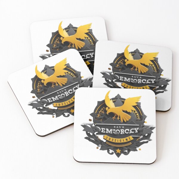 Item preview, Stunning Flat Vector Art Logo for Save Democracy Ecom Academy: Entrepreneur Silhouette with Laptop in Black, White, and Yellow designed and sold by piak-store.