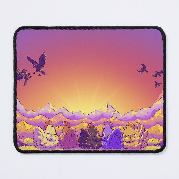 Item preview, Stardew Valley Chickens - Sunset Version designed and sold by Bratzoid.