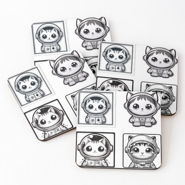 Item preview, Cosmic Kitties: Feline Astronauts designed and sold by joejiing.