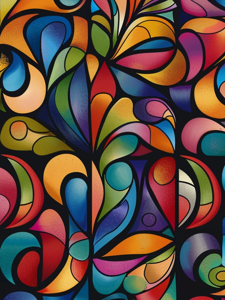 Thumbnail 4 of 4, iPhone Case, Abstract Geometric Pattern designed and sold by PMGDigital.