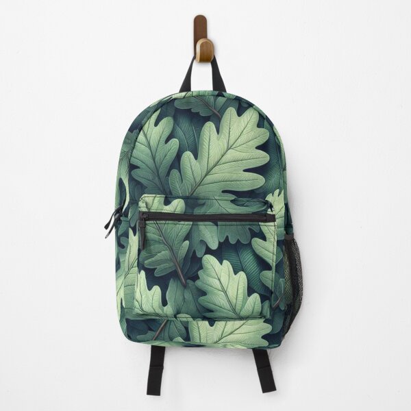 Item preview, Green Oak Leaves Abstract Pattern designed and sold by Gaborai.