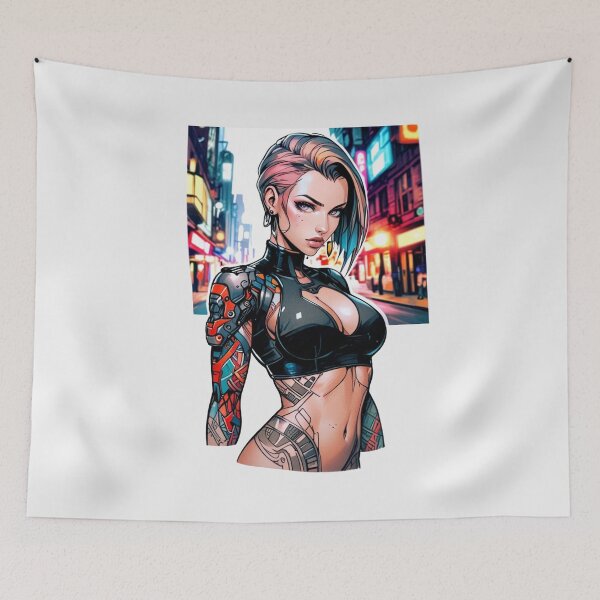Item preview, Cyborg Girl designed and sold by ArtCraftLab.