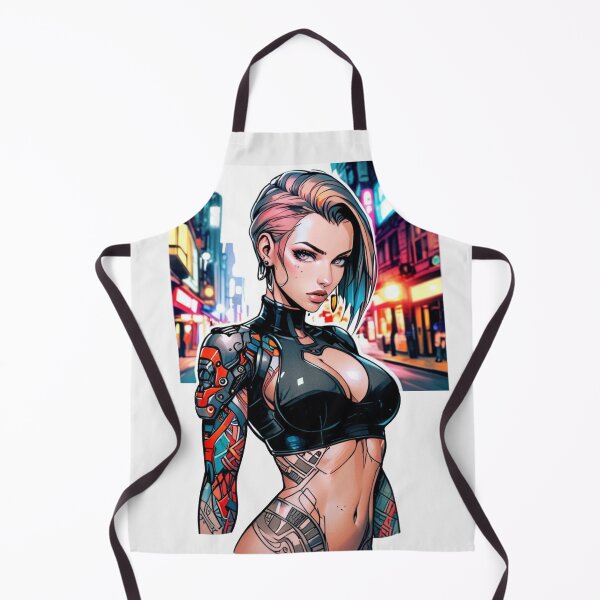 Aperçu de l'œuvre Cyborg Girl créée et vendue par ArtCraftLab.