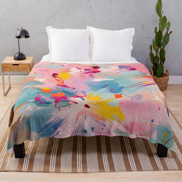 Item preview, Abstract Colorful Energetic Splatter Pattern designed and sold by bubblegoth.