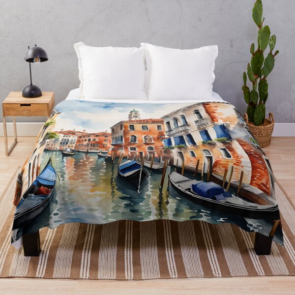 Item preview, Canal in Venice, Italy - Watercolour Style designed and sold by Country-Artist.