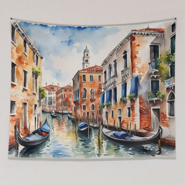 Item preview, Canal in Venice, Italy - Watercolour Style designed and sold by Country-Artist.