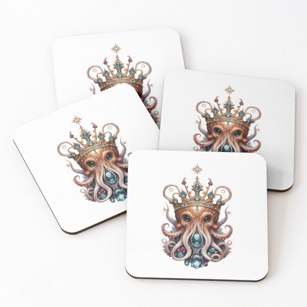 Item preview, King Octopus Studded with Jewels designed and sold by MadinaFatt.