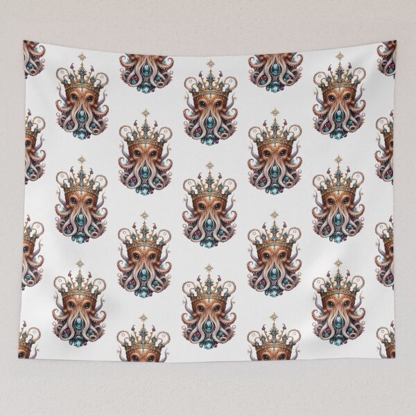 Item preview, King Octopus Studded with Jewels designed and sold by MadinaFatt.
