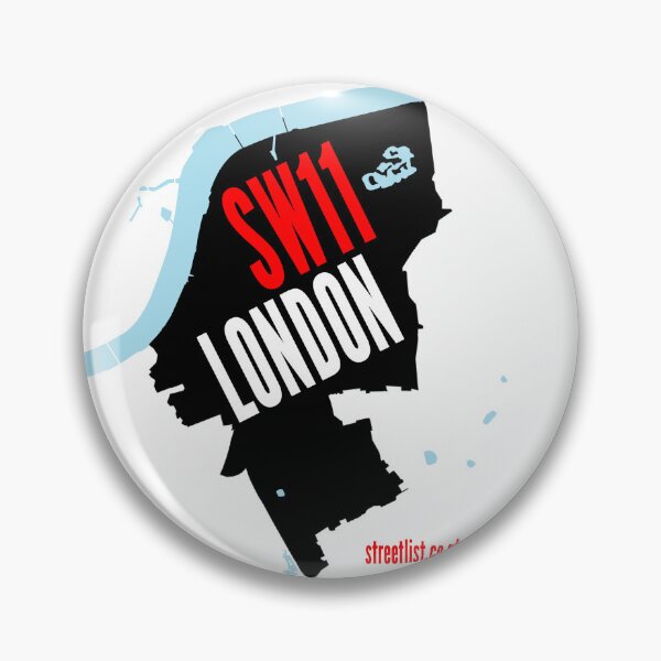Artikelvorschau, SW11 Postleitzahl London entworfen und verkauft von streetlist.